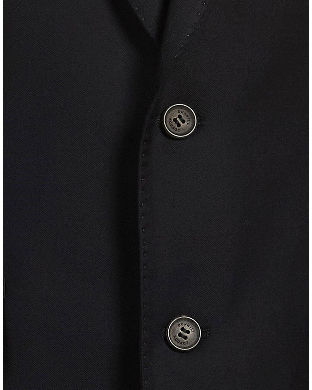 Dunhill Black Midnight Blazer Wool for men