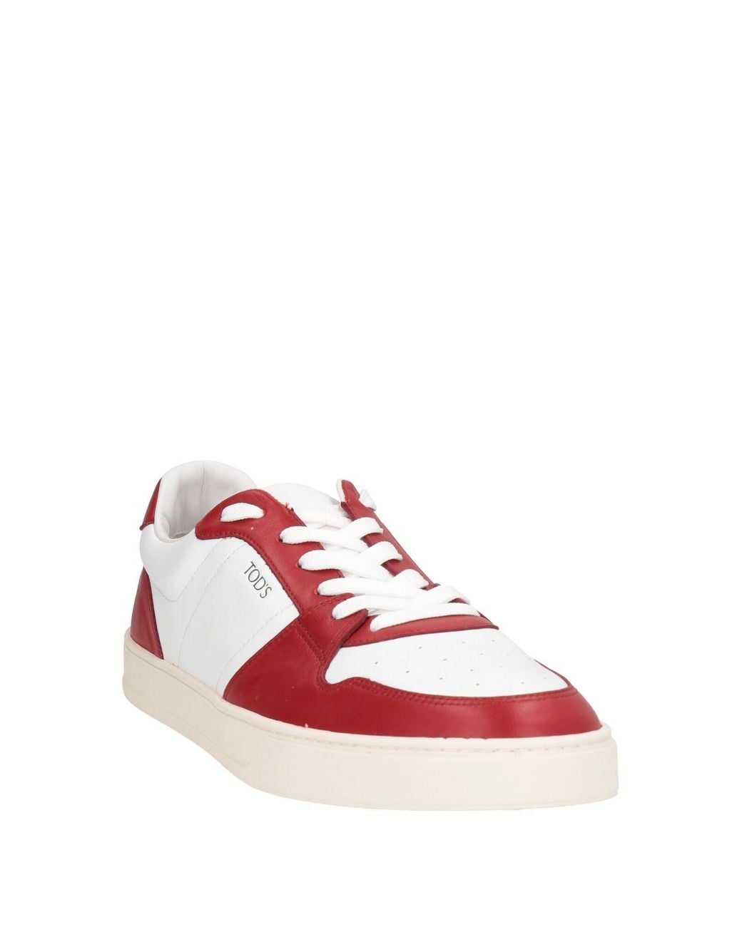 Tod's Red Sneakers Leather for men