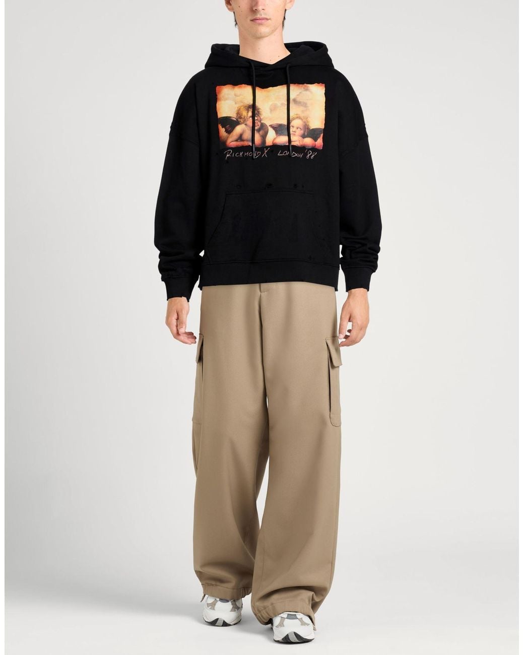 Richmond X Black Sweatshirt Cotton for men