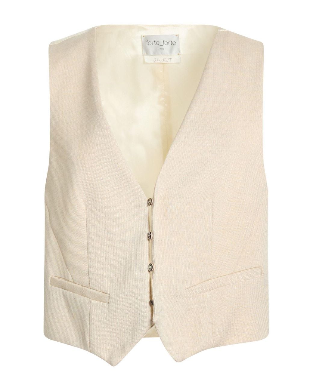 Forte_forte Natural Tailored Vests