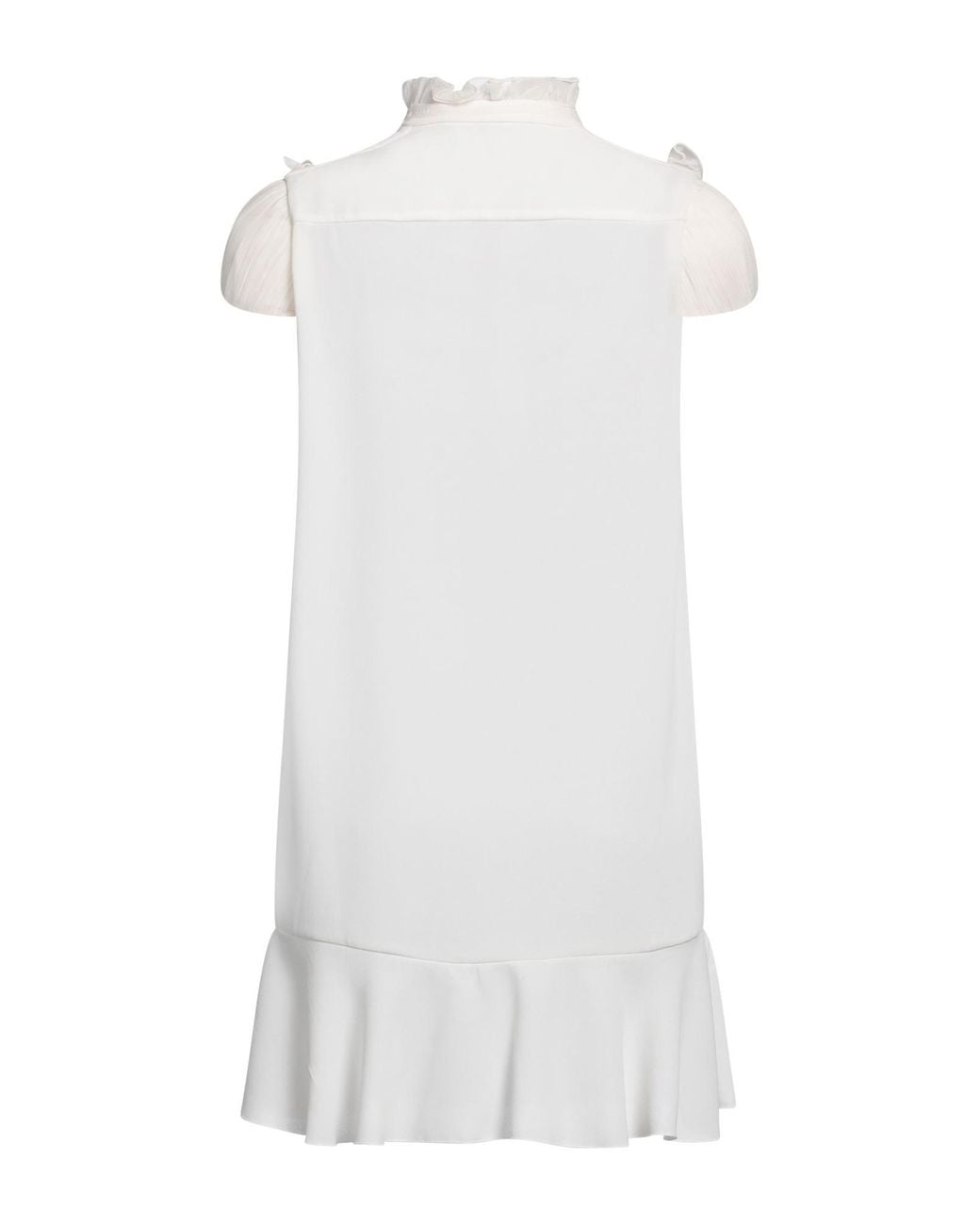 DSquared² White Mini Dress Polyester