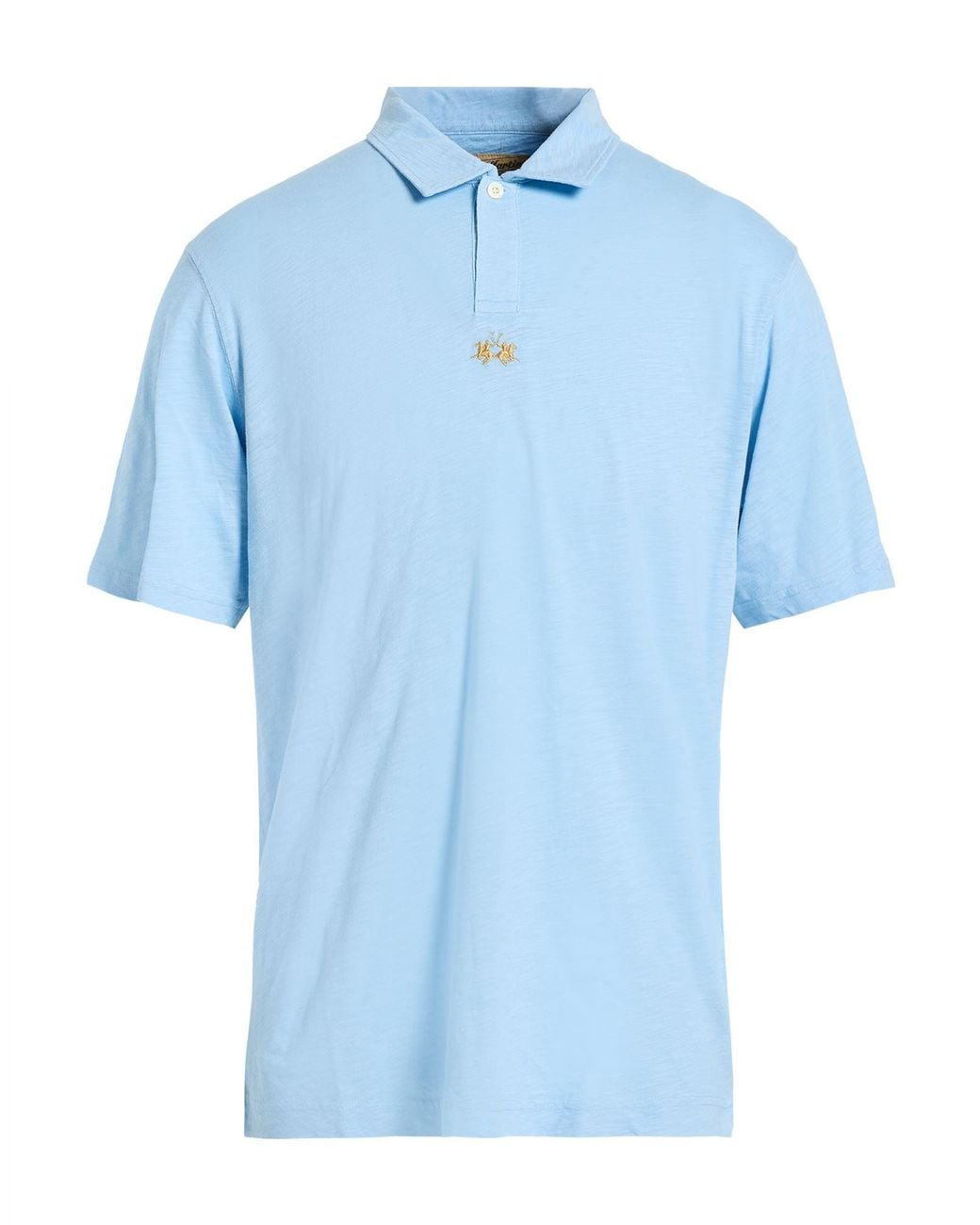 La Martina Blue Polo Shirts for men