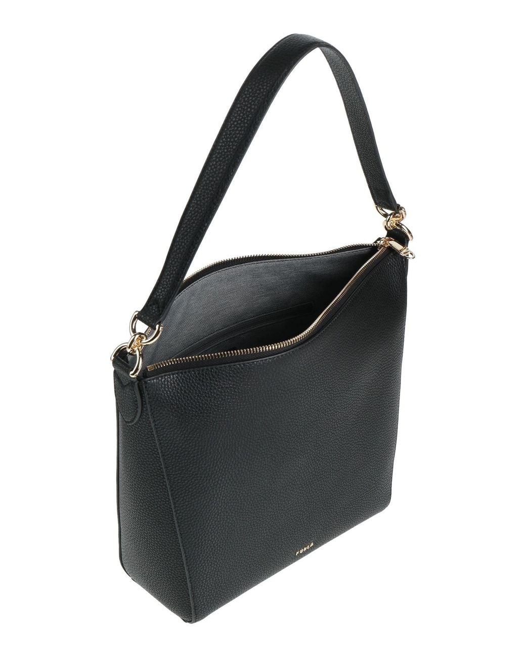 Furla Black Shoulder Bag Calfskin