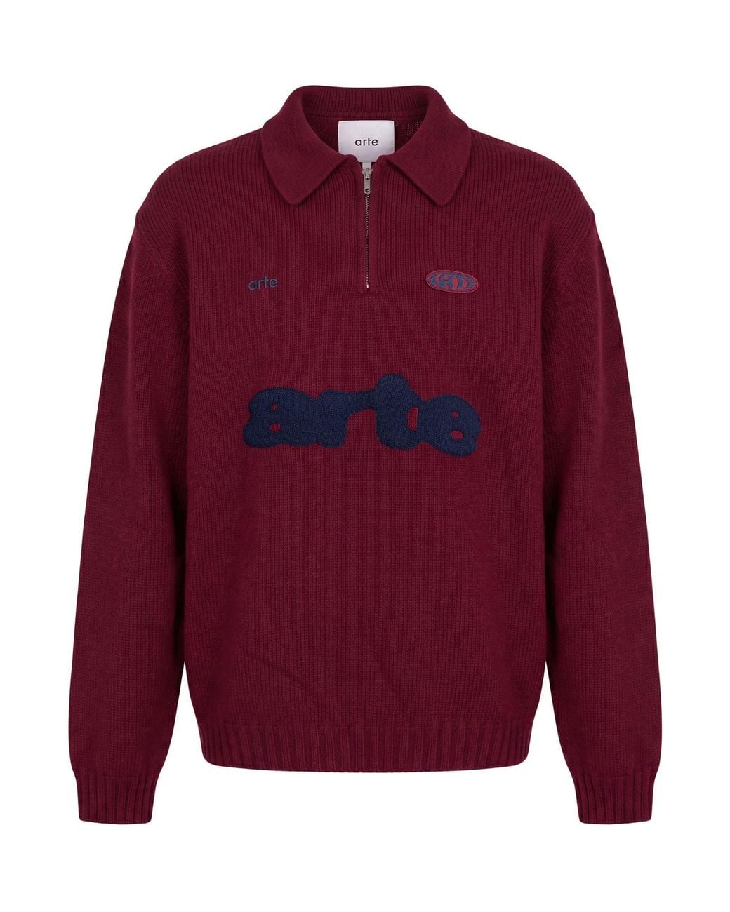 Pullover Arte' de hombre de color Red