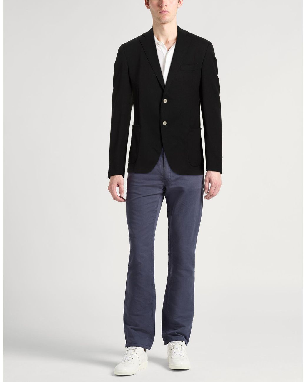 Tombolini Black Blazer Virgin Wool, Elastane for men