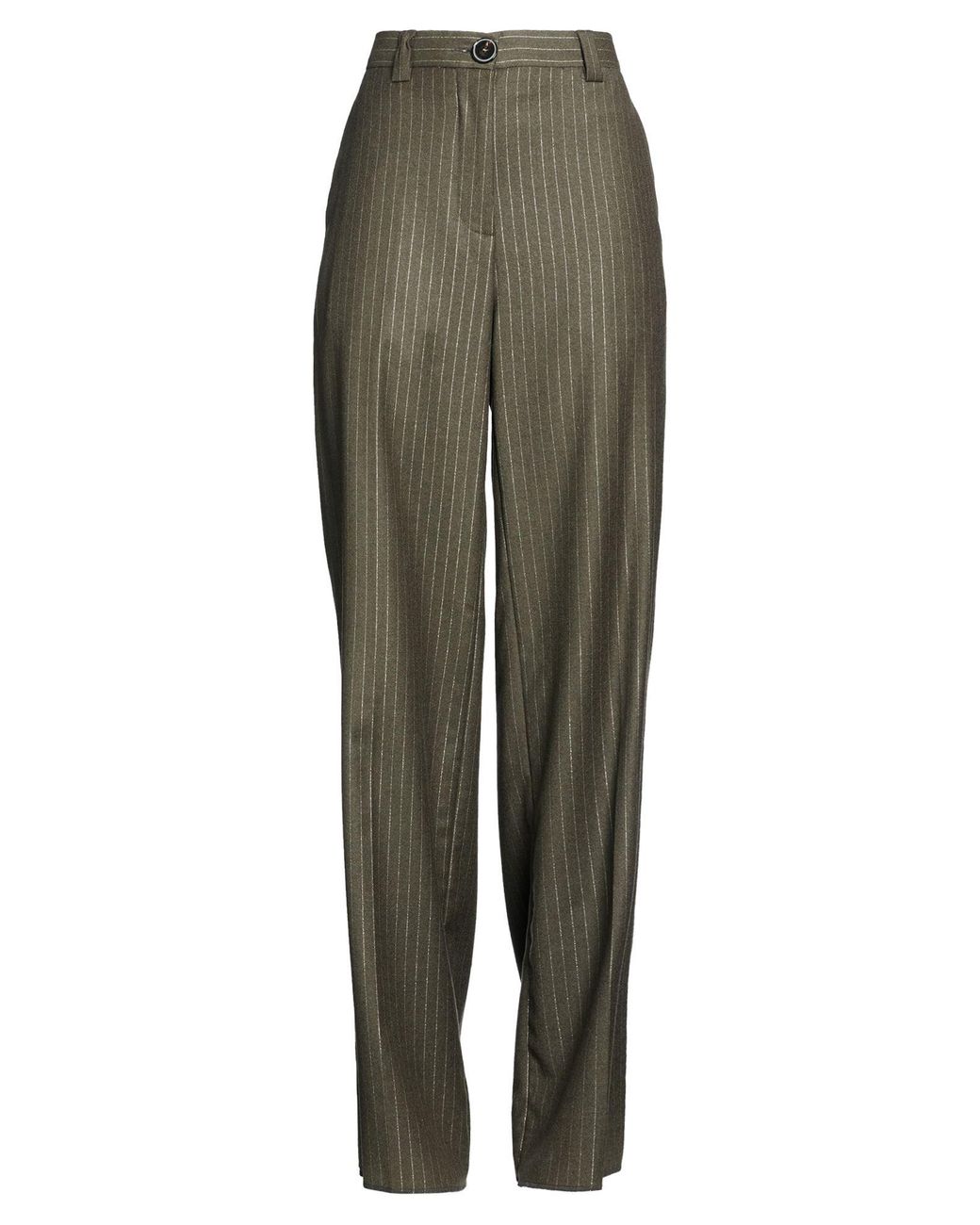Gabriele Pasini Green Pants Virgin Wool, Elastane