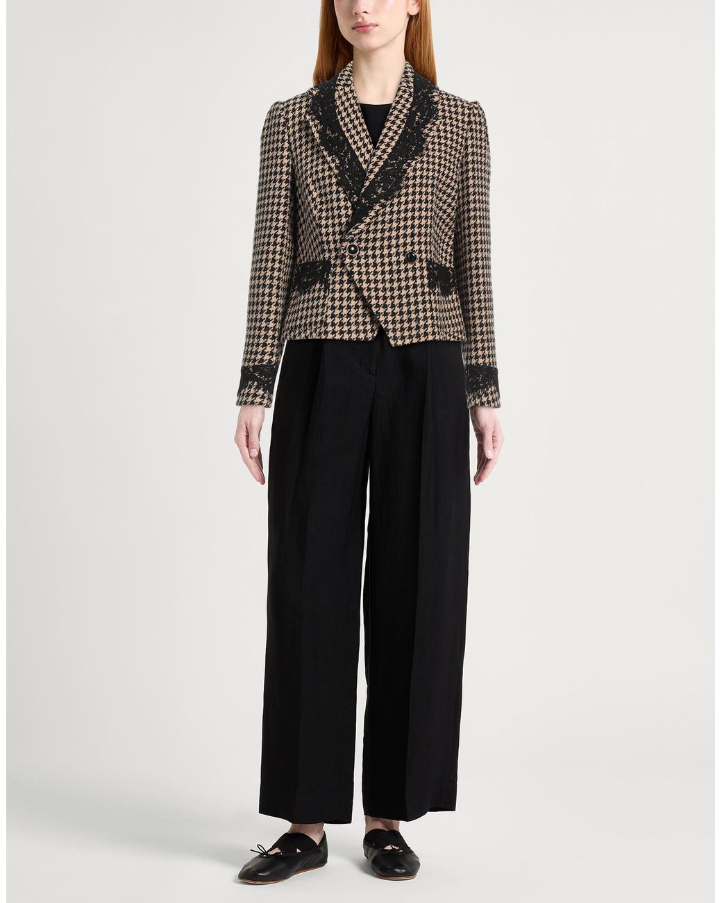 Blazer Cristinaeffe en coloris Black
