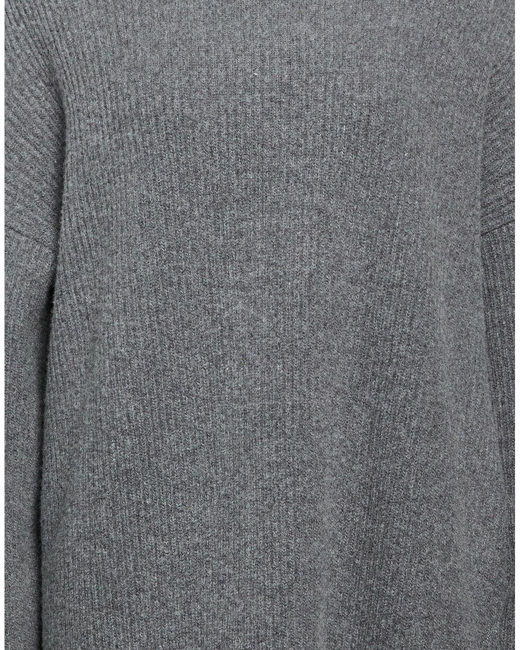 Aspesi Gray Turtleneck Virgin Wool
