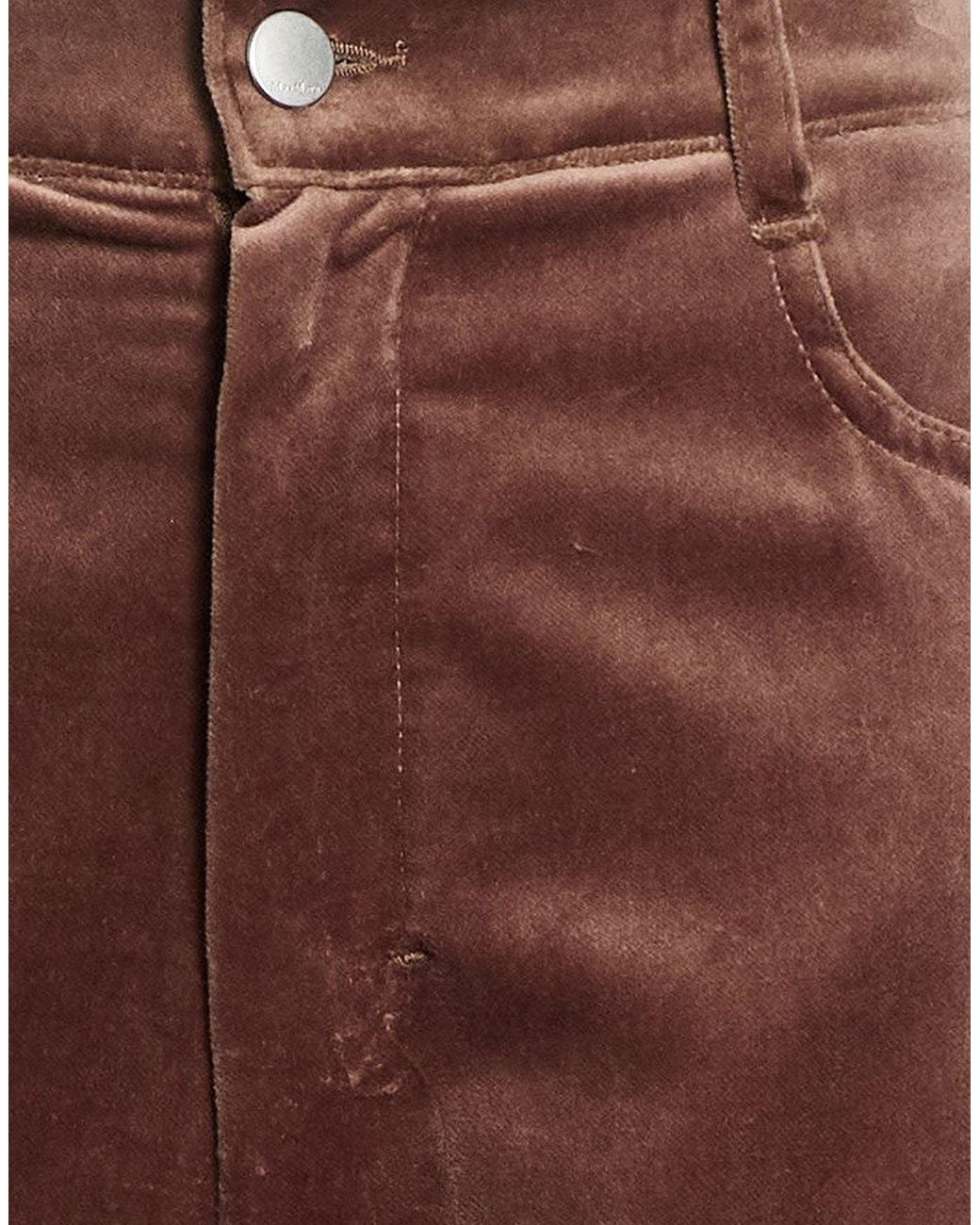 Max Mara Brown Pants Cotton
