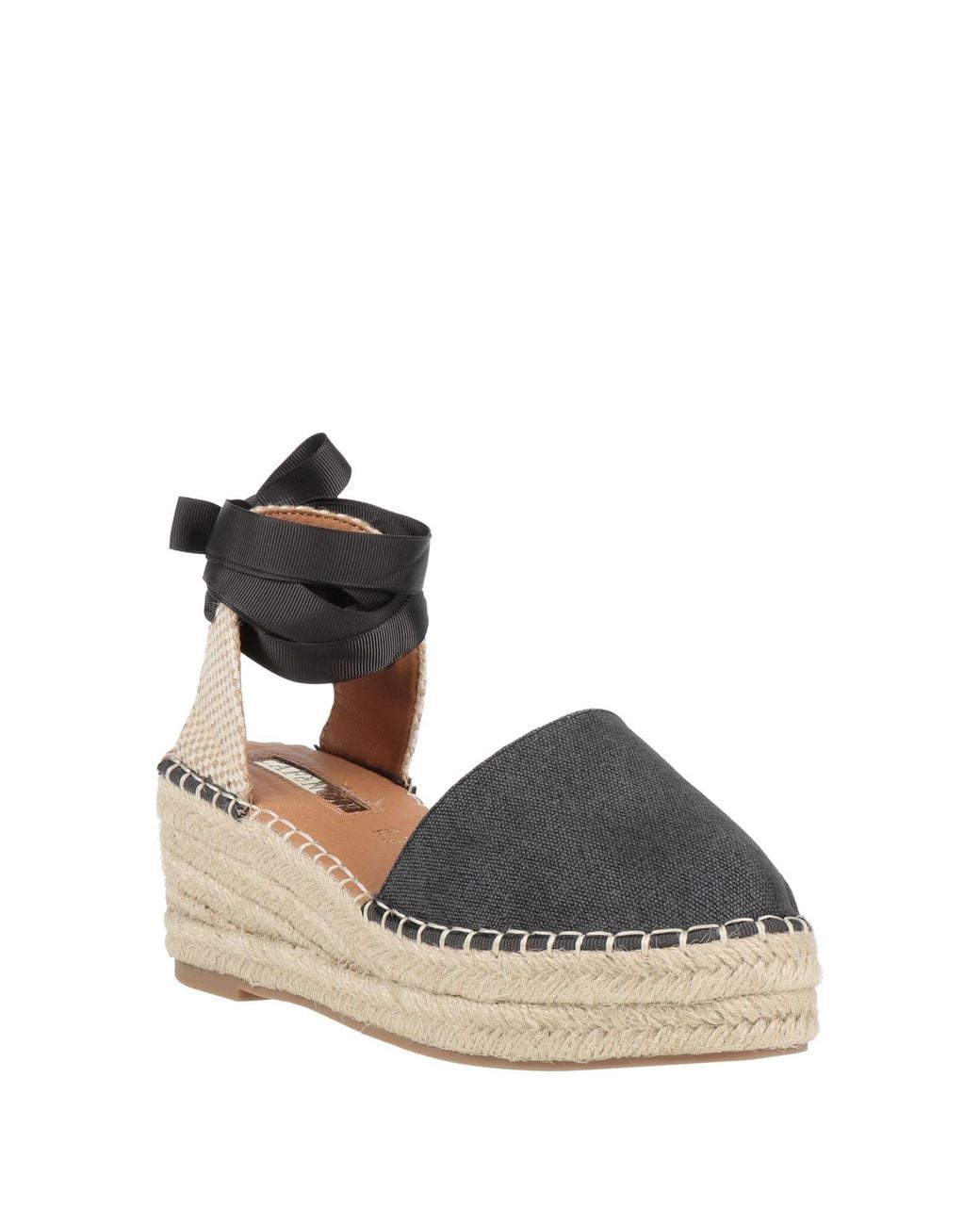 CafeNoir Black Espadrilles