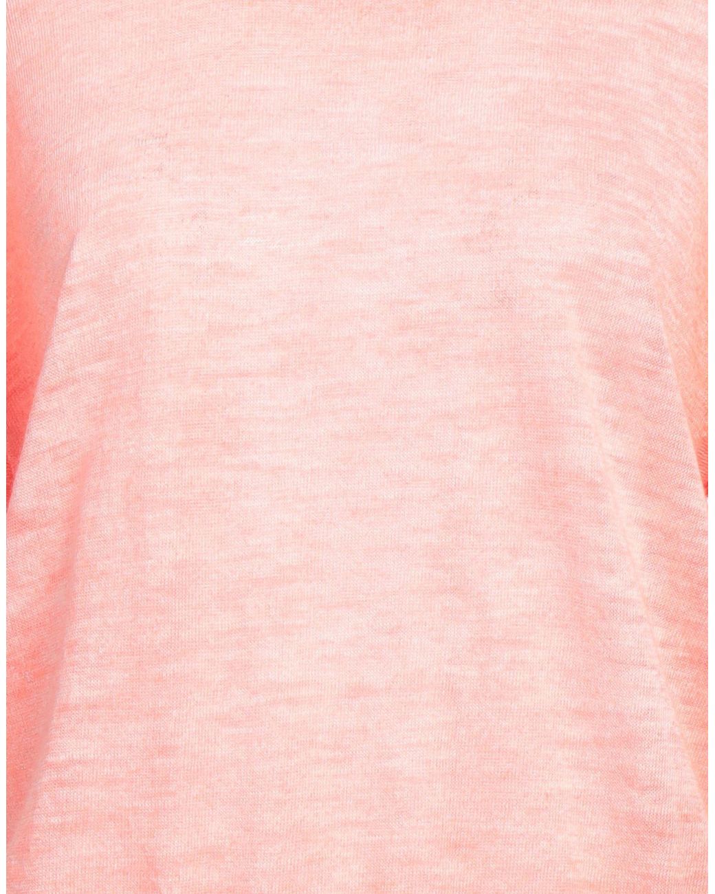 Roberto Collina Pink Sweater Linen, Polyester