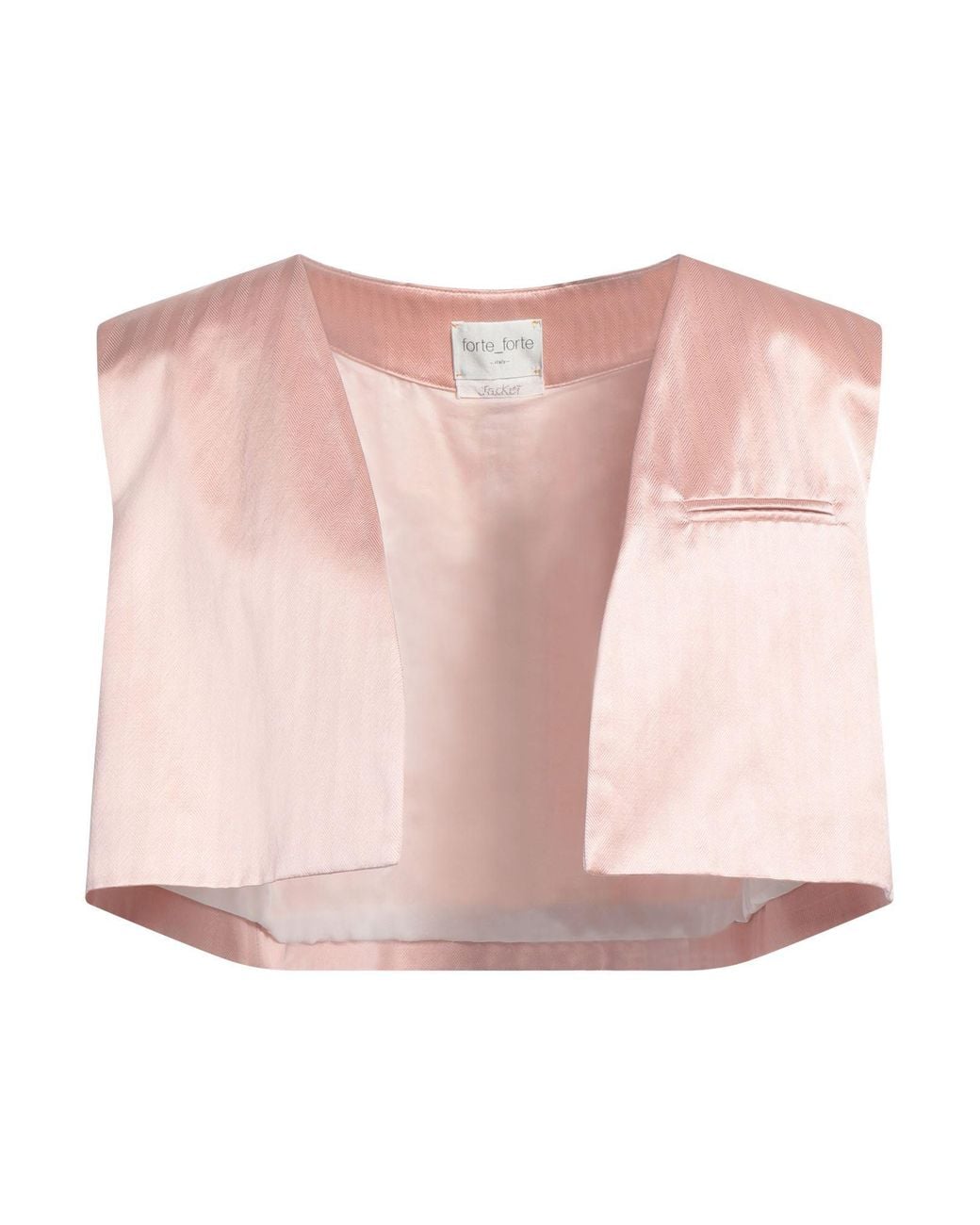Forte_forte Pink Waistcoat