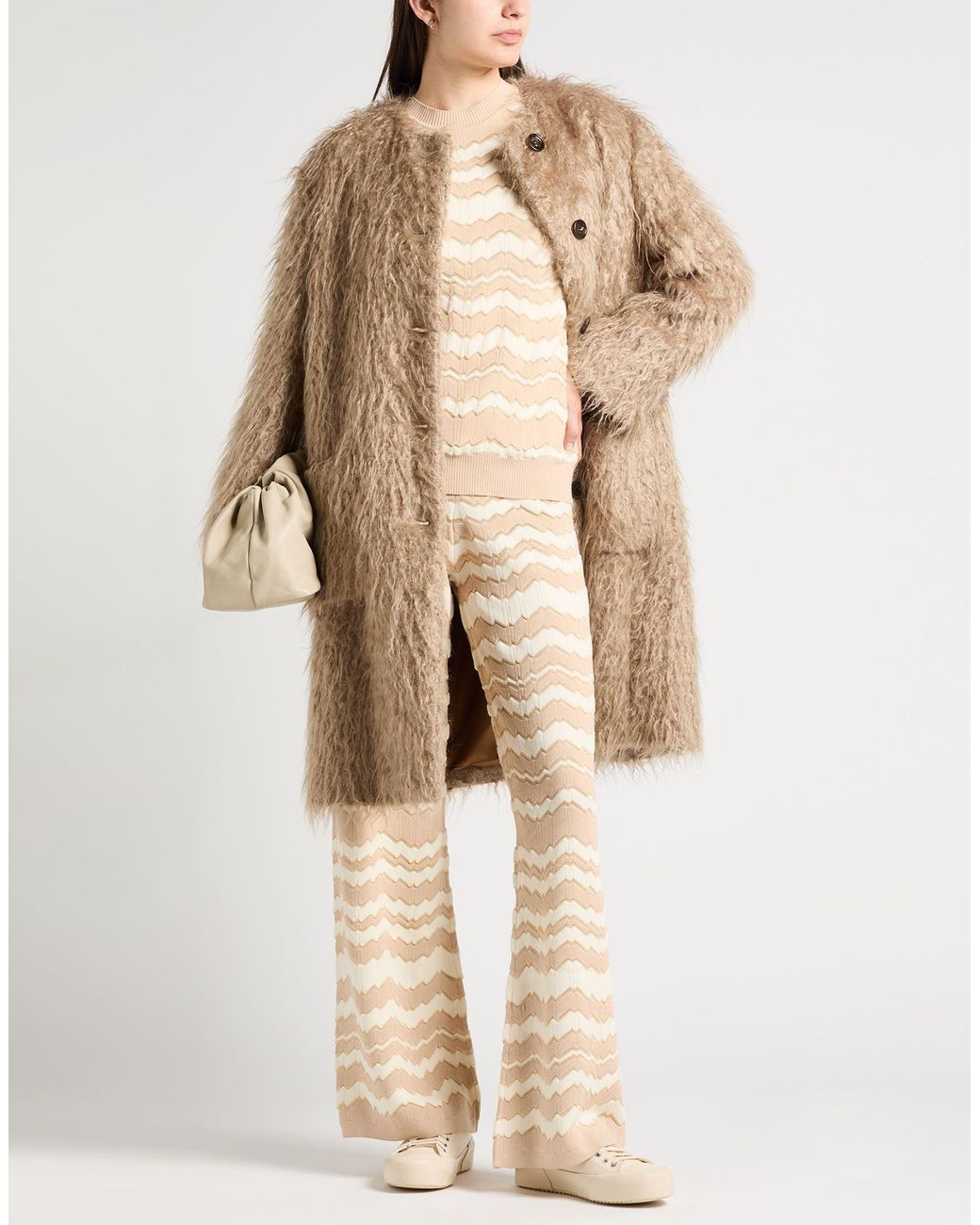 Missoni Natural Sweater Viscose, Wool, Polyester