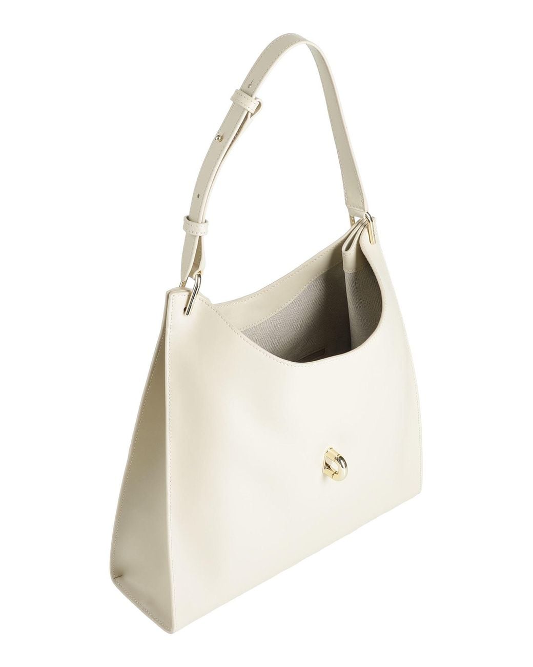 Furla Natural Ivory Handbag Leather