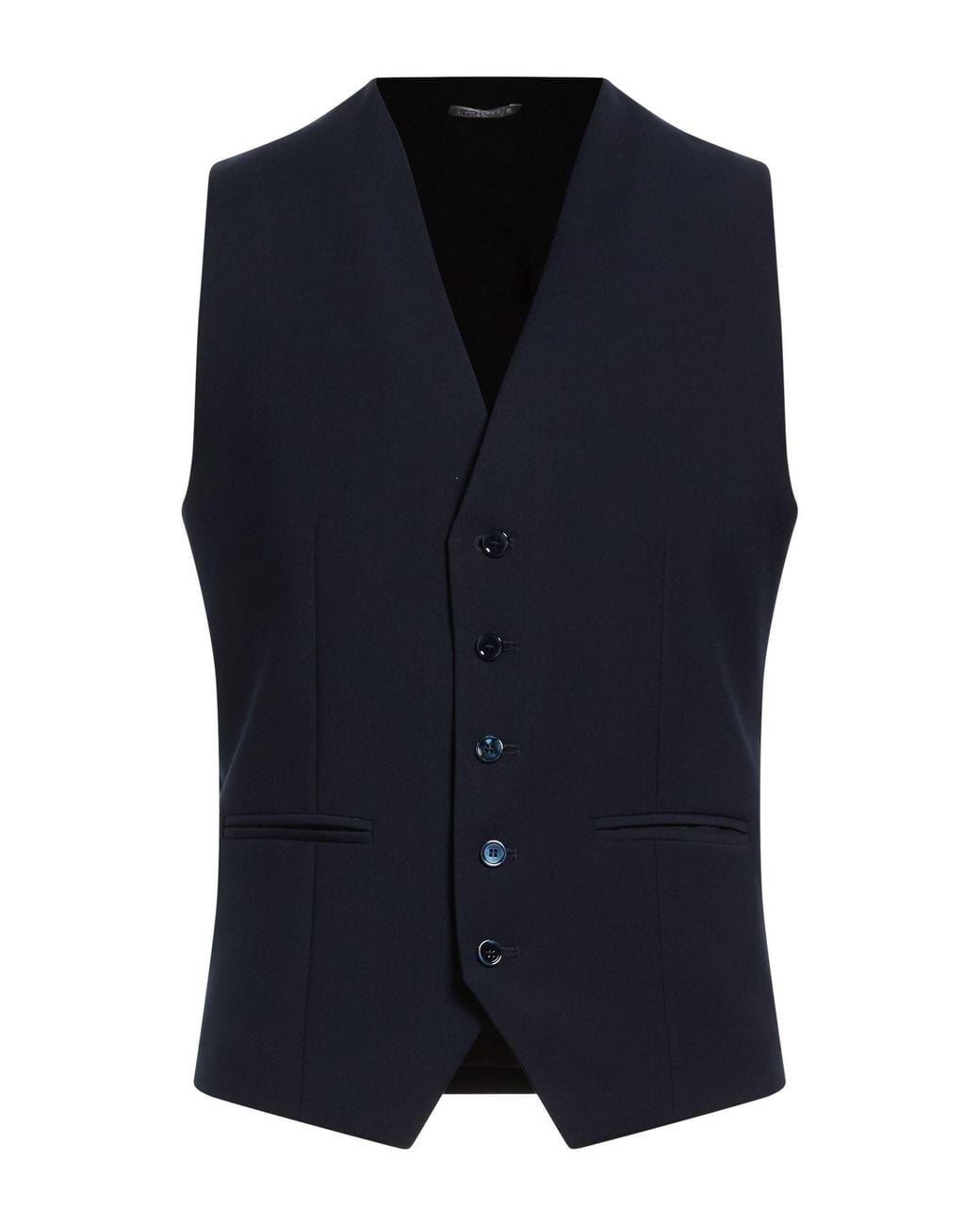 Daniele Alessandrini Blue Waistcoat for men