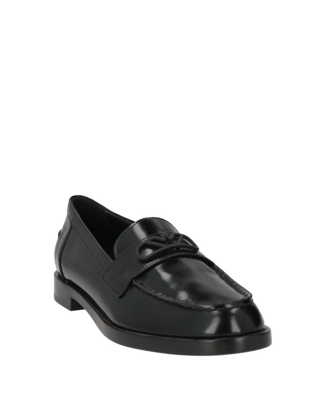 Emporio Armani Black Loafers Leather