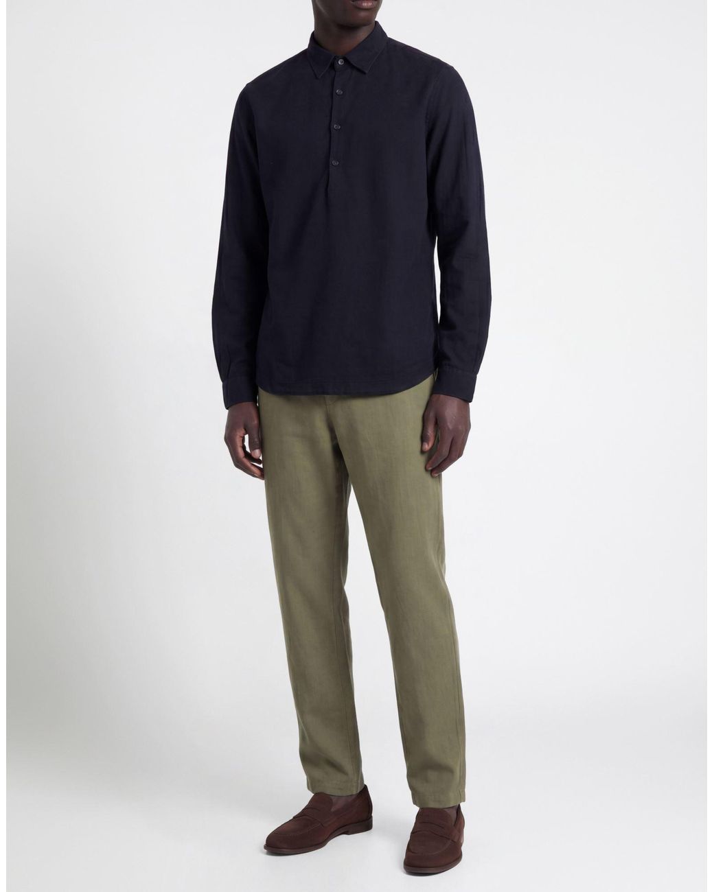 Barena Blue Midnight Shirt Cotton for men