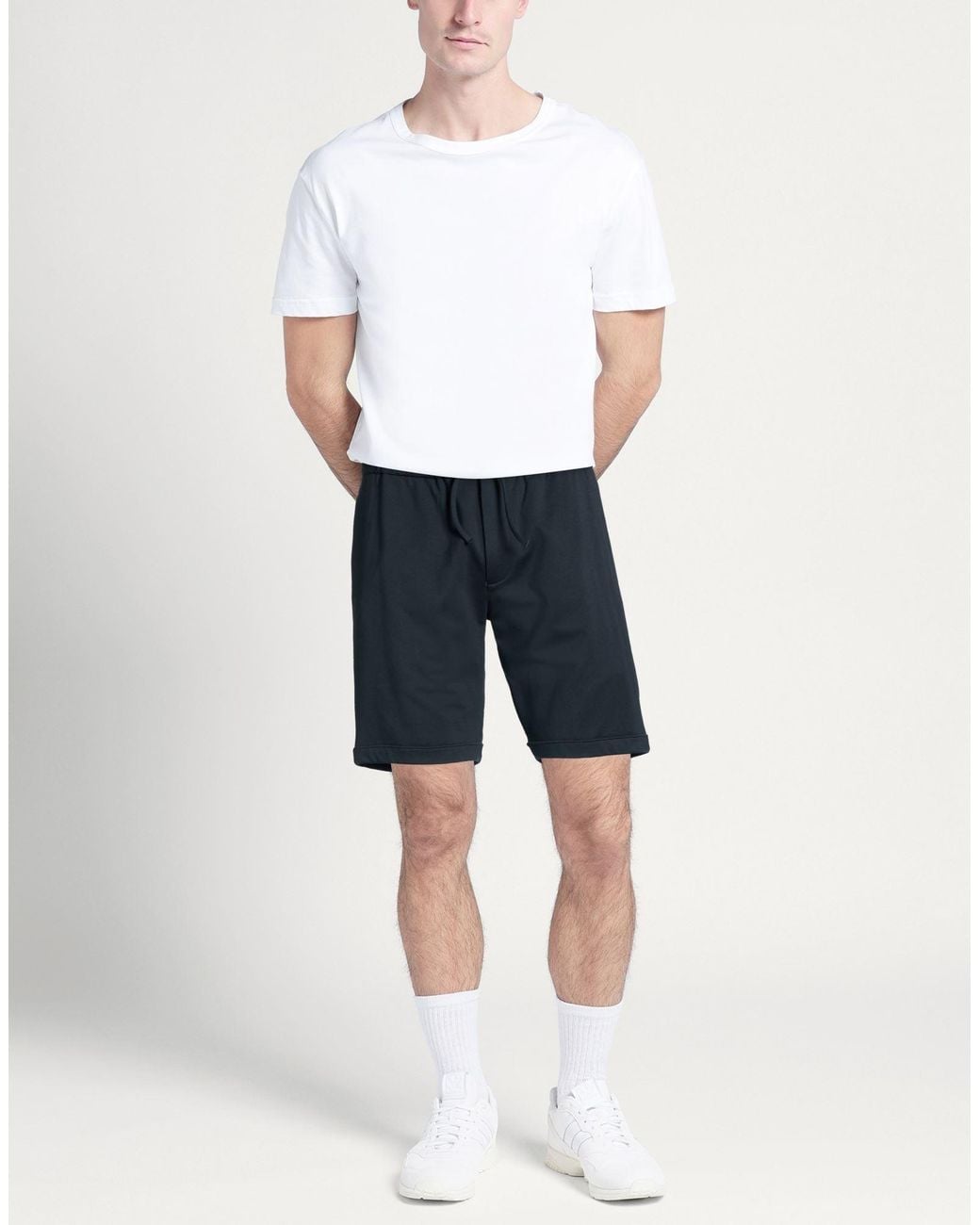 STEFAN BRANDT Blue Midnight Shorts & Bermuda Shorts Cotton, Elastane for men