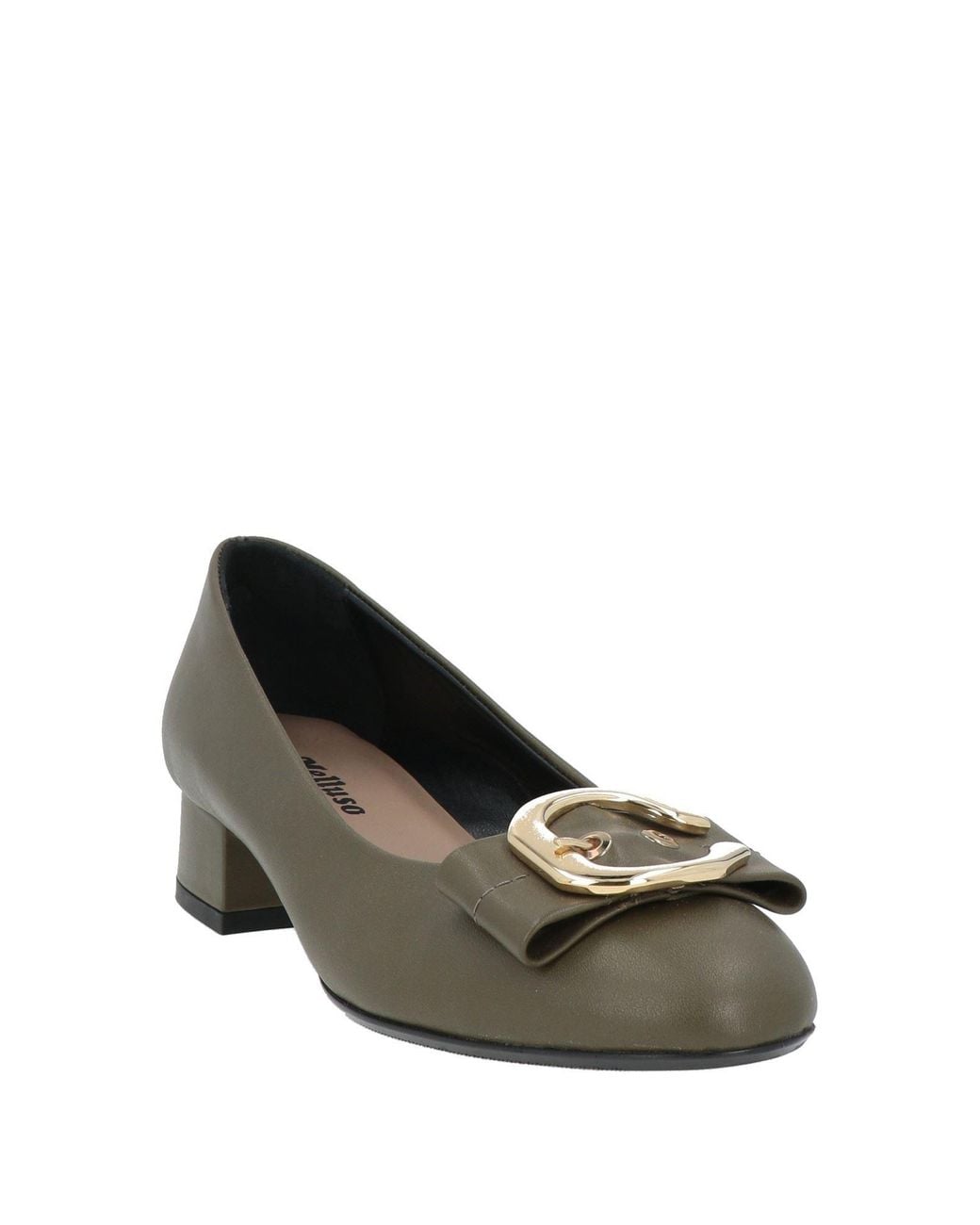 Melluso Gray Pumps Leather