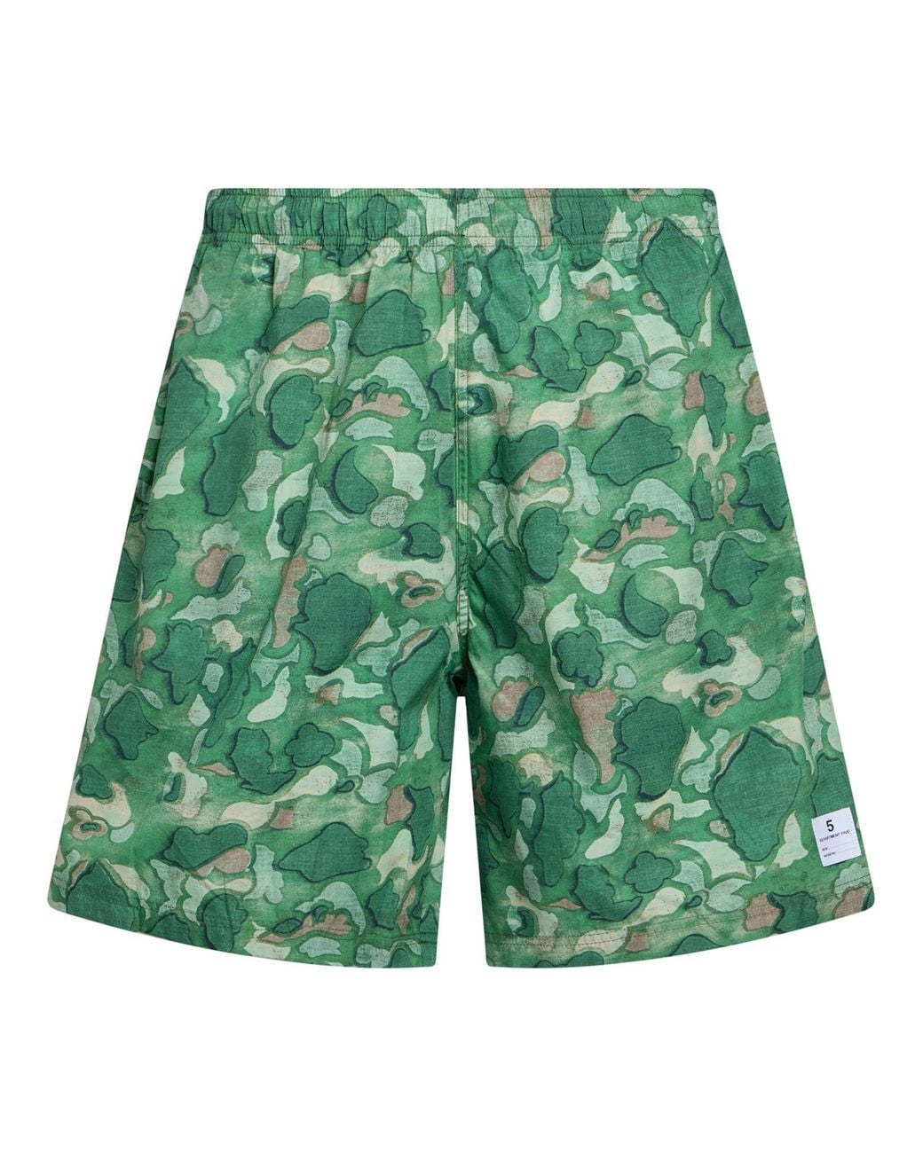 Department 5 Green Military Shorts & Bermuda Shorts Cotton for men