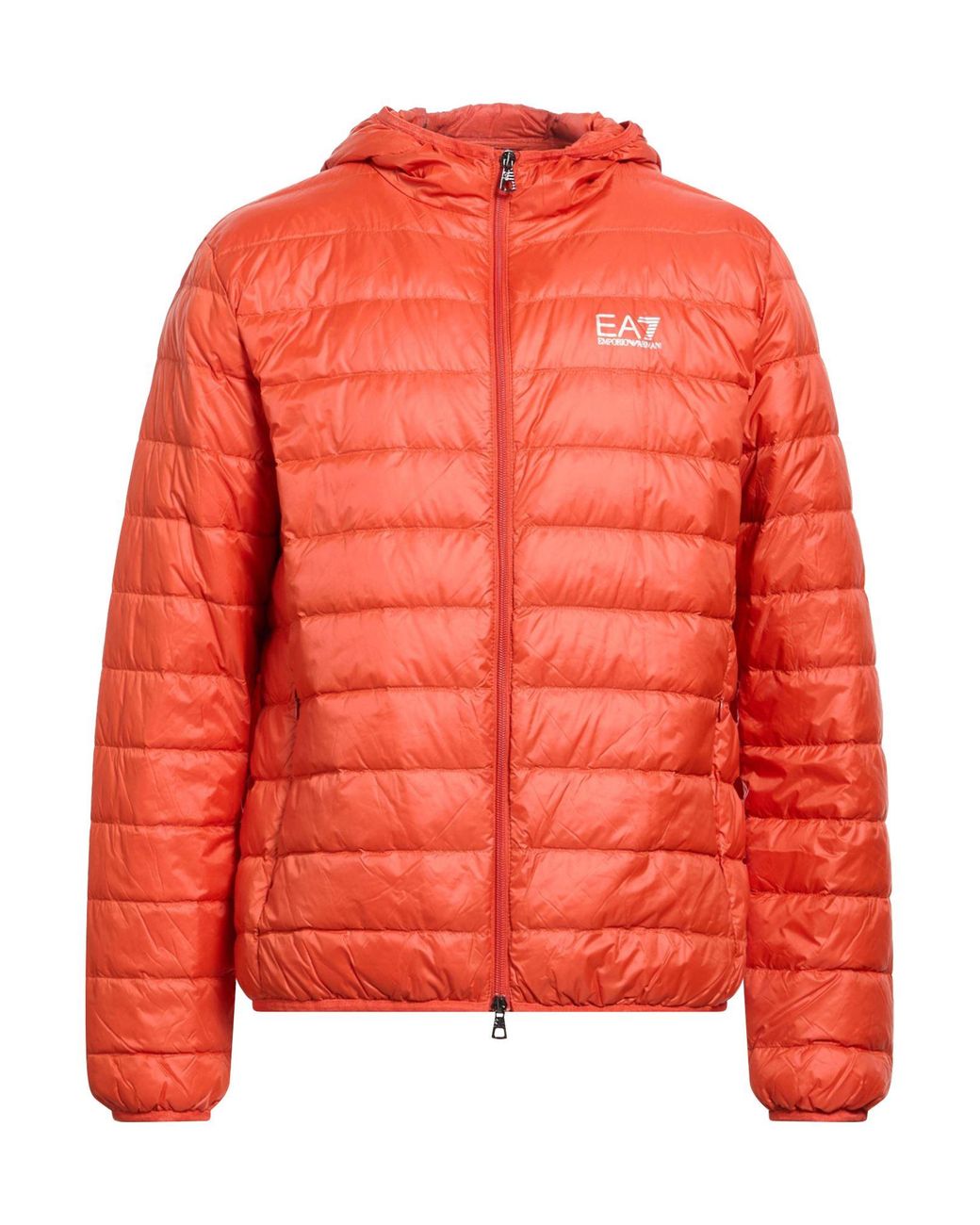 EA7 Orange Puffers for men