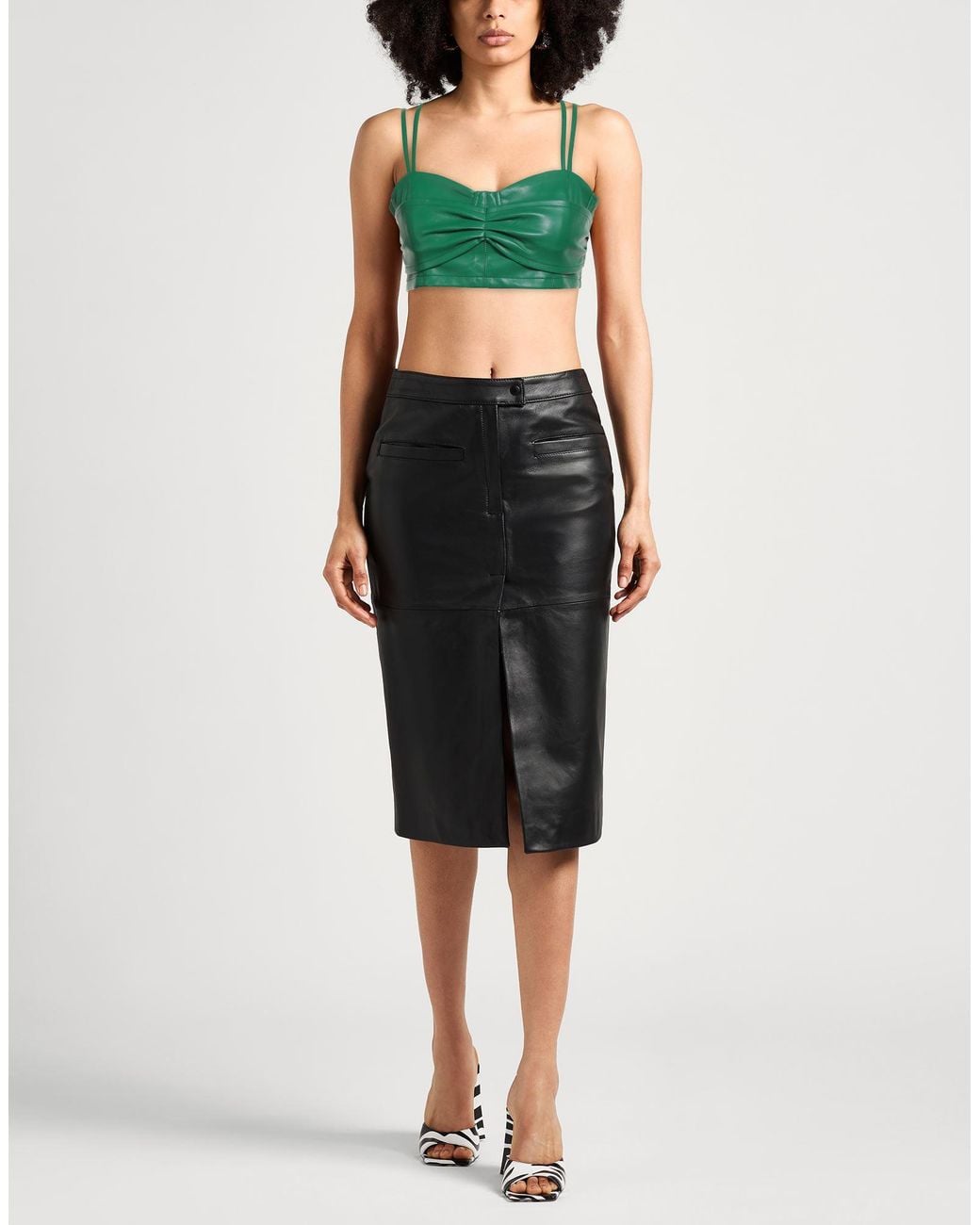 THEMOIRÈ Metallic Top