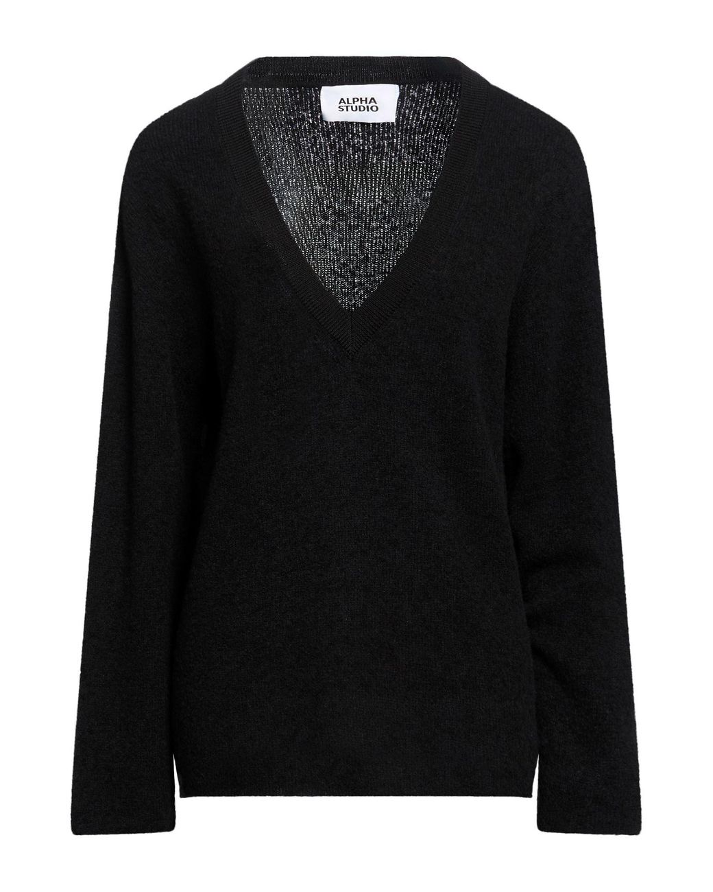 Pullover Alpha Studio de color Black