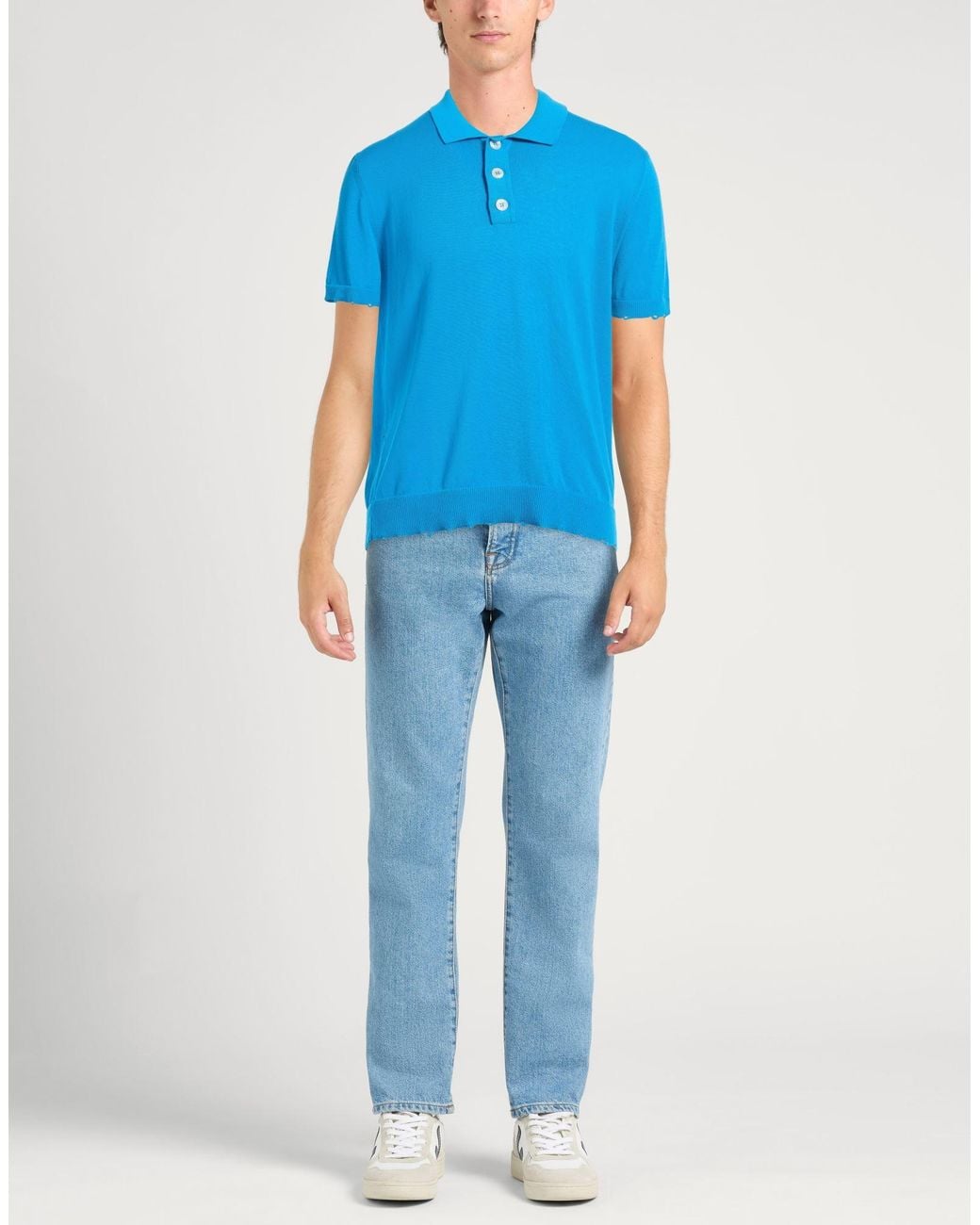 Amaranto Blue Jumper for men