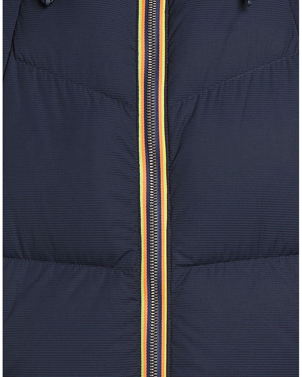 K-Way Blue Puffer Polyamide, Elastane for men