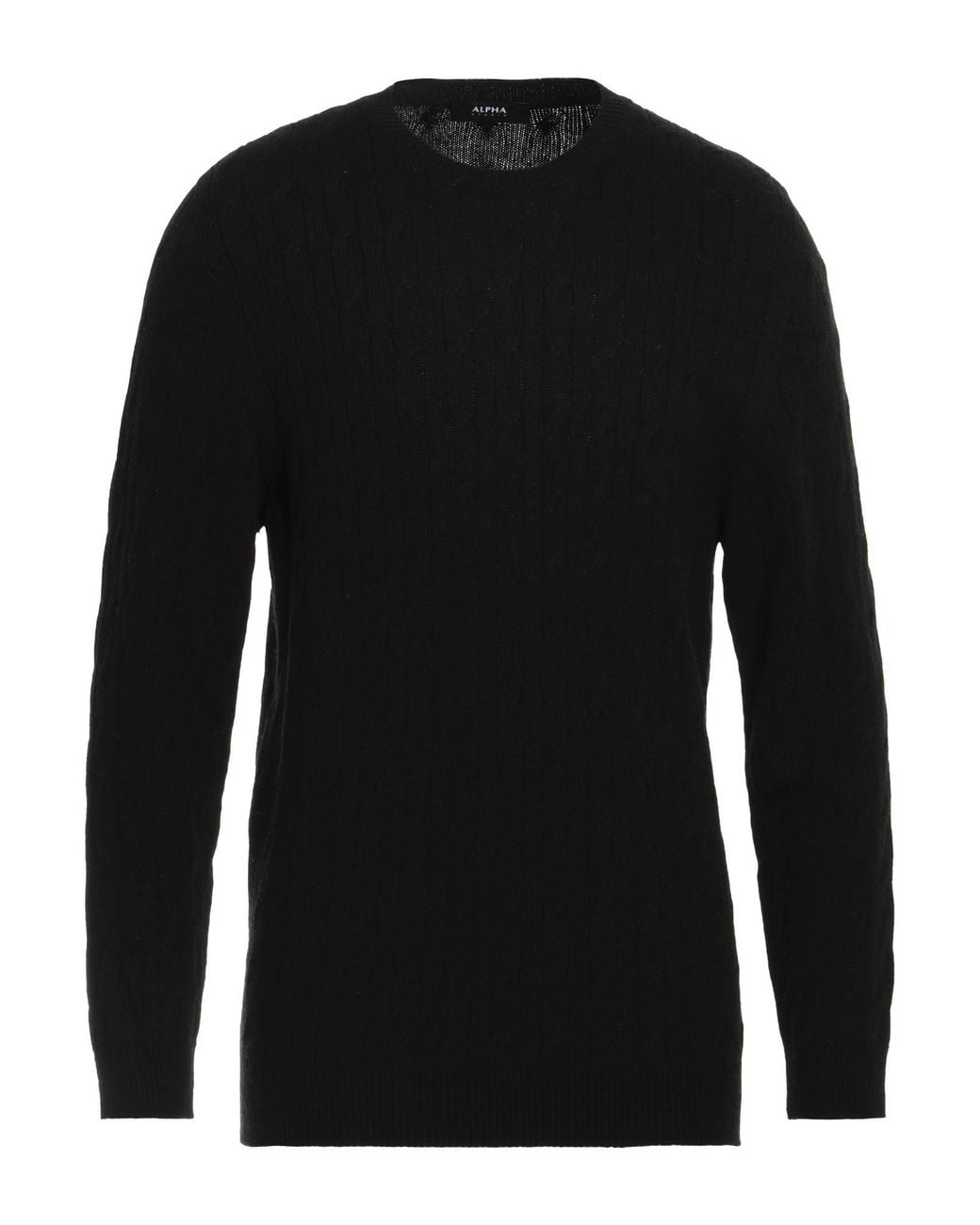 Alpha Studio Black Jumper for men