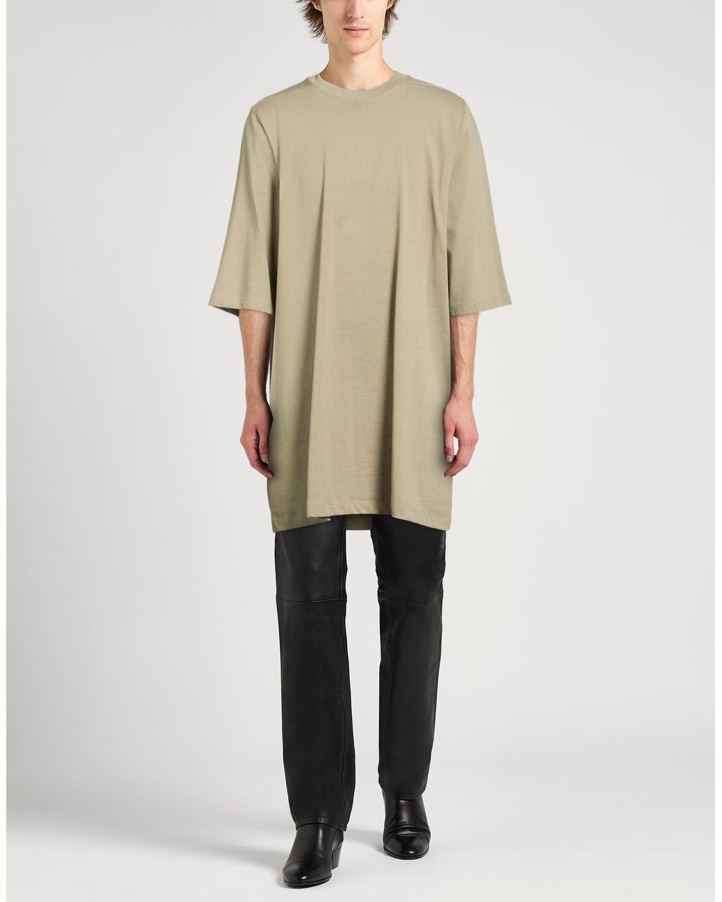 Rick Owens Natural T-Shirt Cotton for men