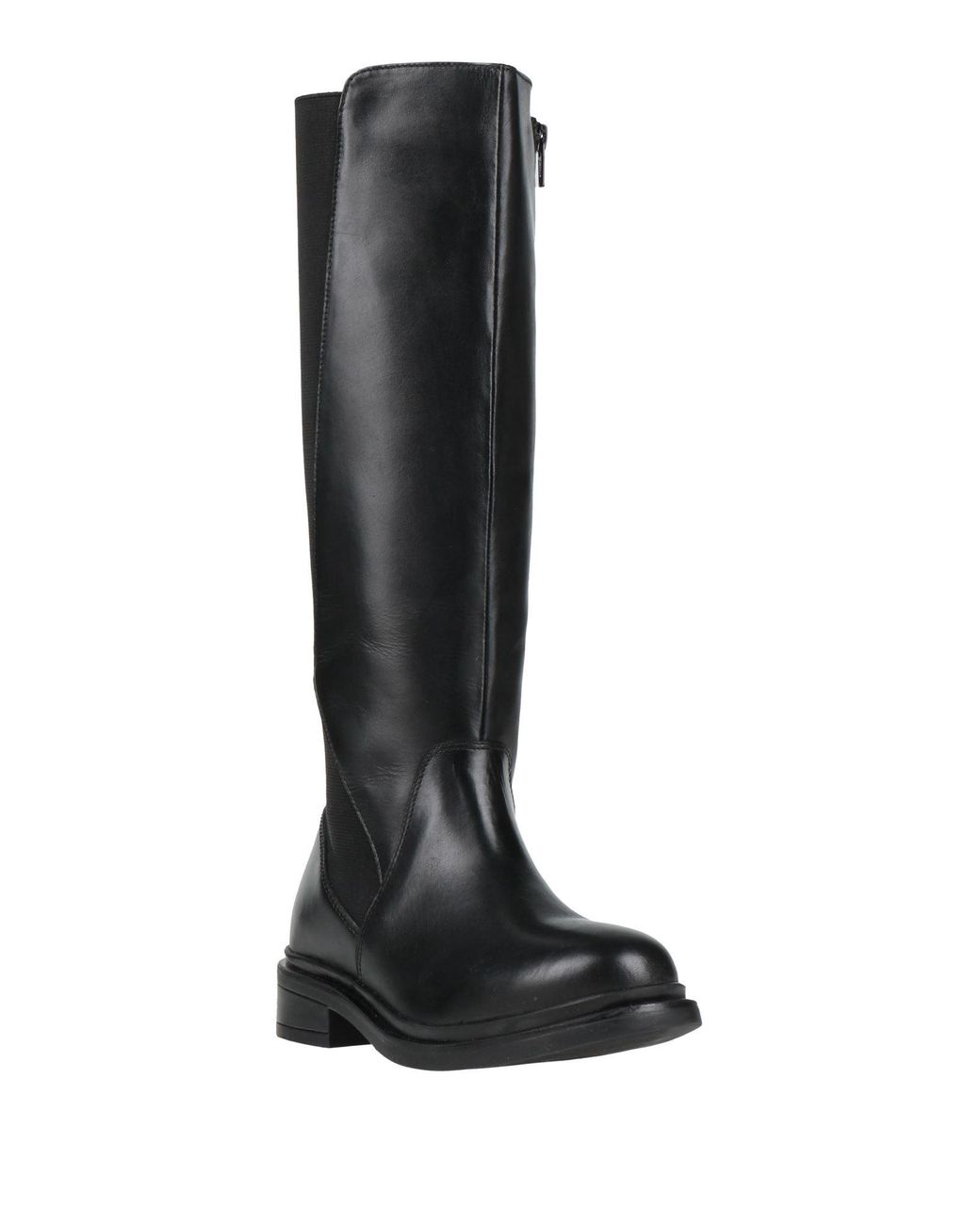 Osey Black Boot Leather