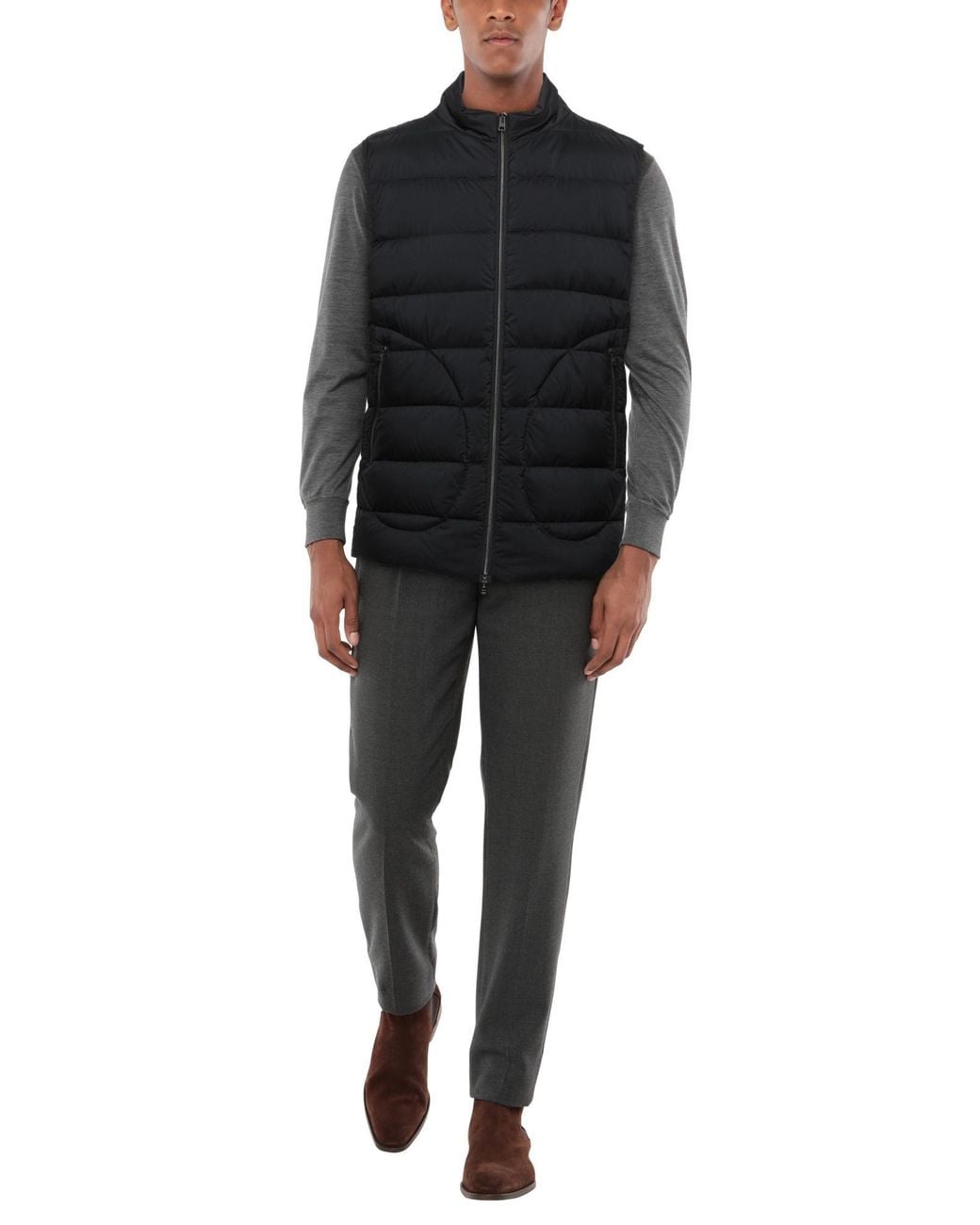 Herno Black Down Jacket for men