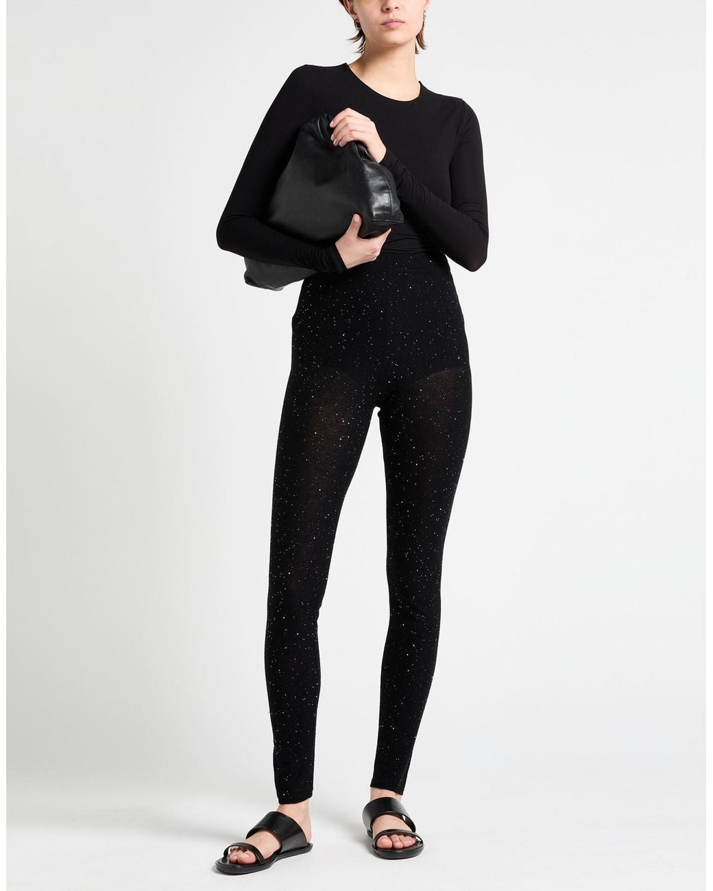 Fabiana Filippi Black Pants Wool, Polyester