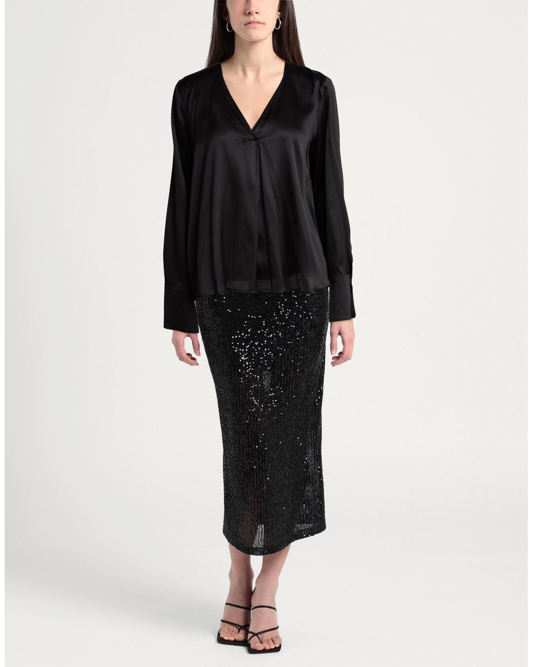 SOLOTRE Black Top Silk, Elastane