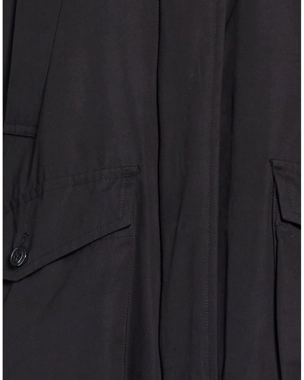 Paltò Black Jacket Cotton, Polyester, Polyamide