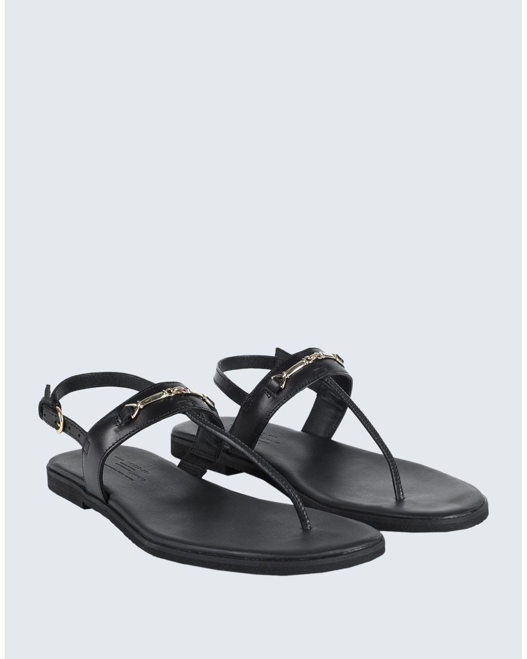 ARKET Black Thong Sandal
