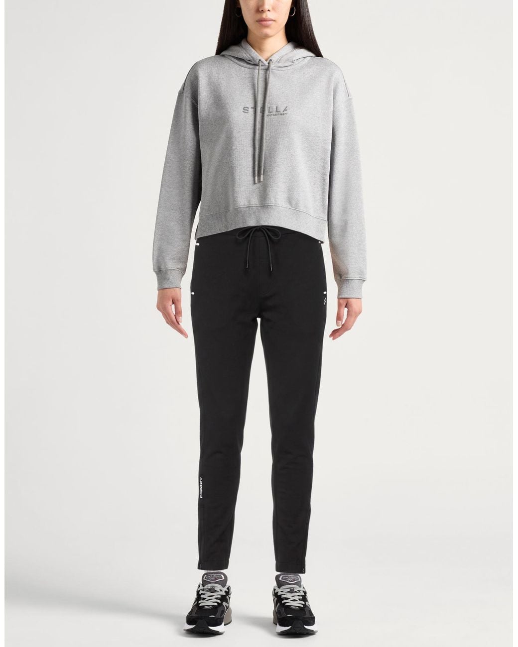Freddy Black Pants Polyester, Cotton, Elastane
