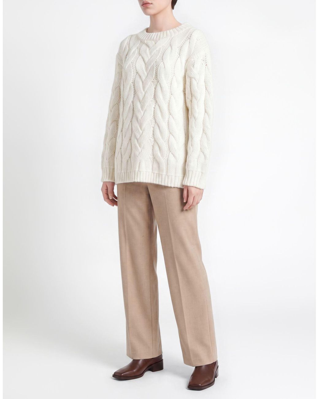 Pullover Caractere en coloris White