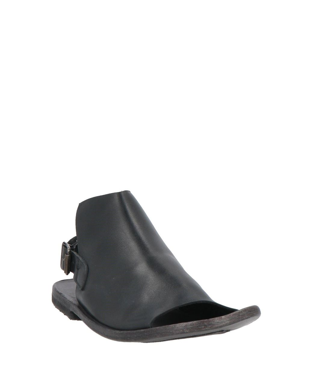 Moma Black Sandals Cowhide