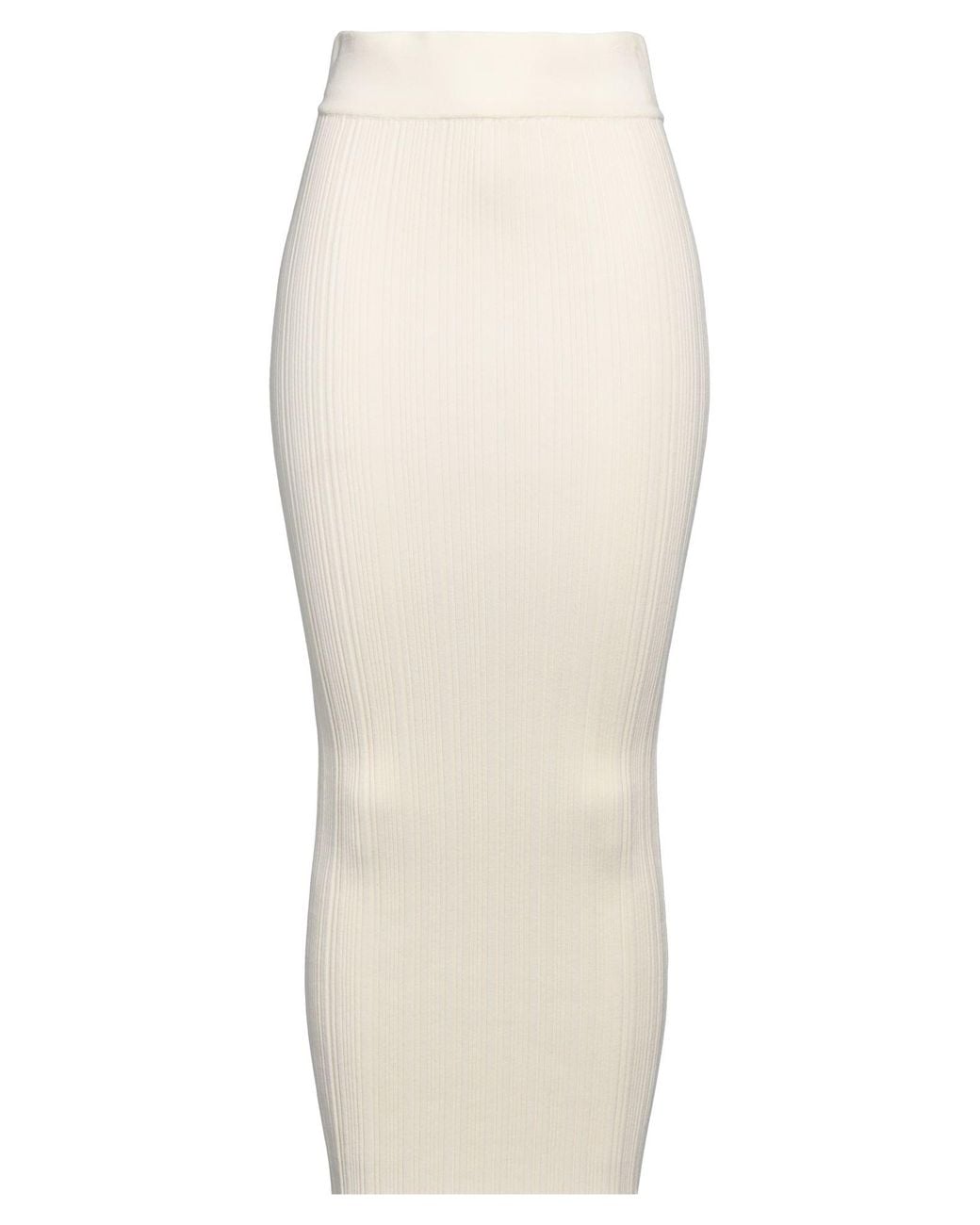 Isabel Benenato White Maxi Skirt