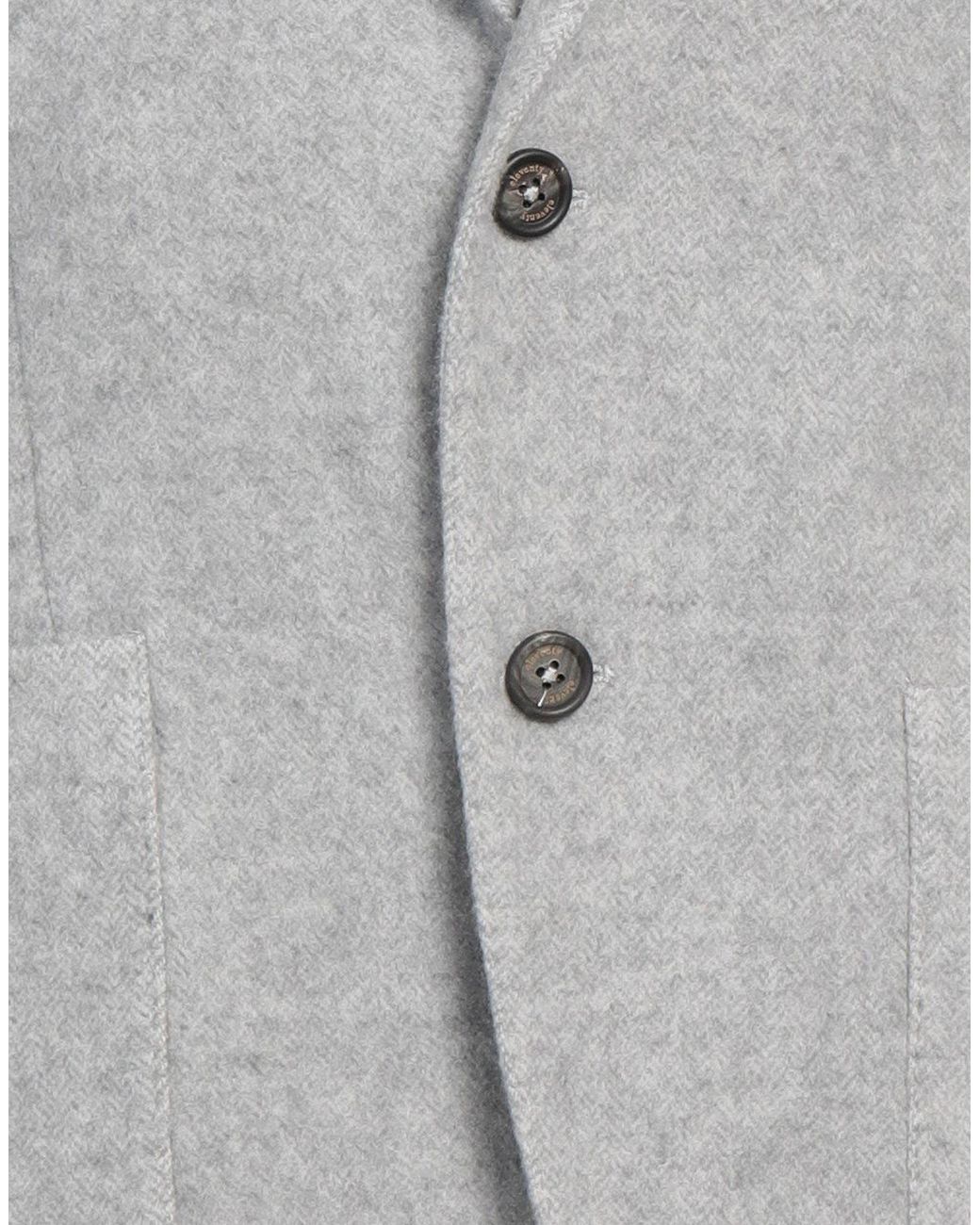 Eleventy Gray Blazer Wool, Cashmere for men