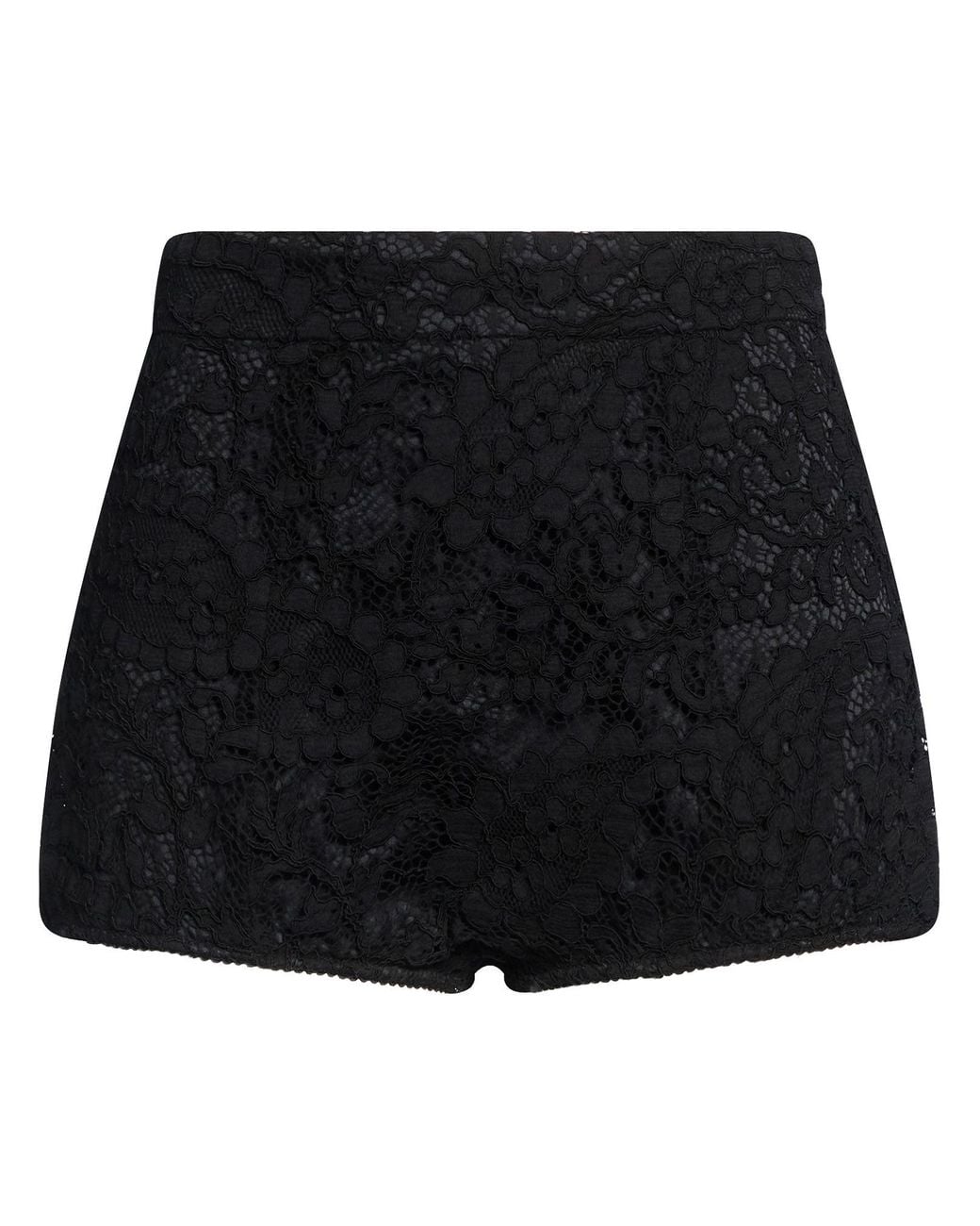 Dolce & Gabbana Black Shorts & Bermuda Shorts Cotton, Rayon, Nylon