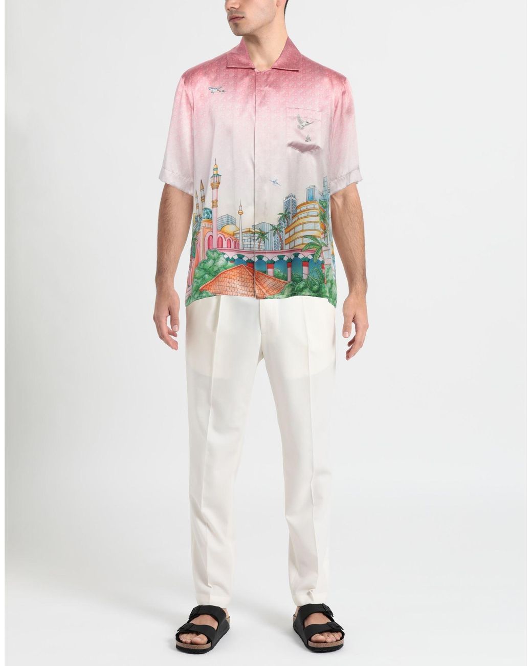 Casablanca lake view silk shirt 半袖シャツ Casablanca lake view silk shirt 半袖シャツ
