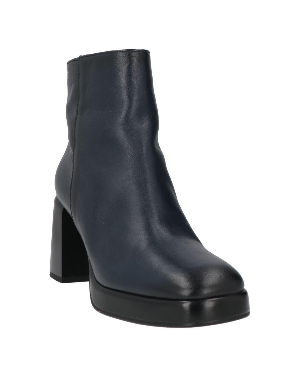 Hispanitas Blue Ankle Boots Leather