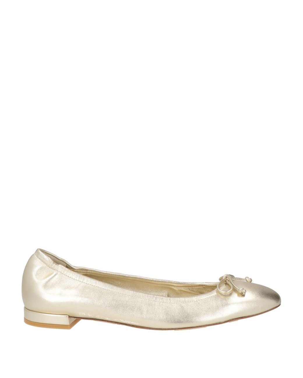 Stuart Weitzman Natural Ballet Flats