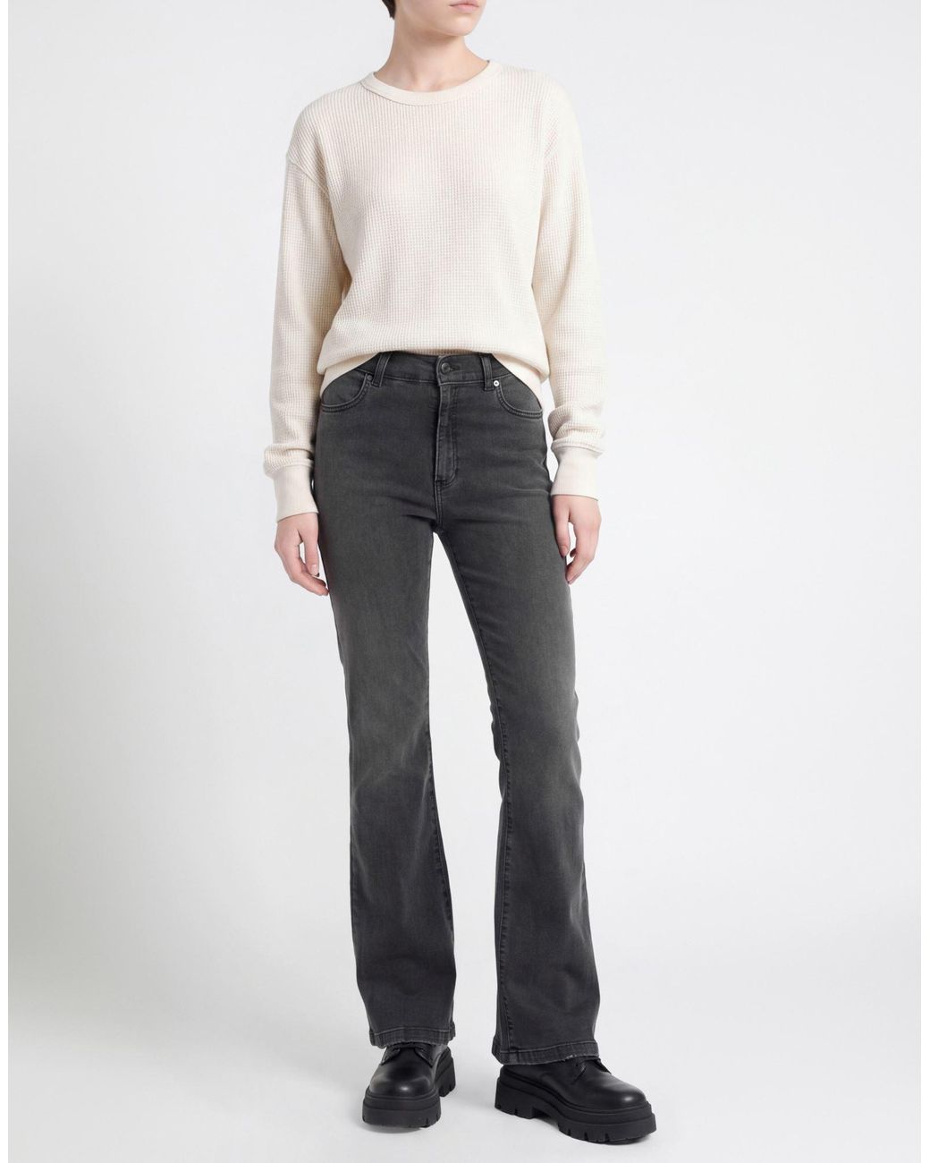 Aniye By Blue Charcoal Jeans Cotton, Elastane