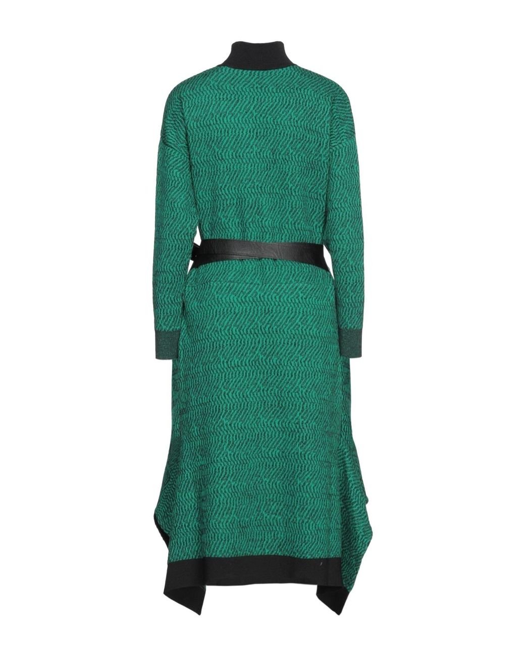 Stella McCartney Midi Dress in Green - Lyst
