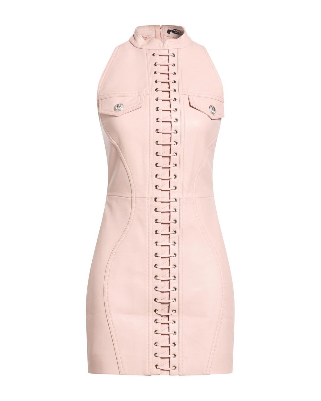 Balmain Pink Mini Dress