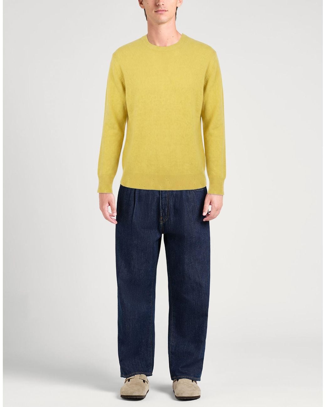 Amaranto Yellow Sweaters for men